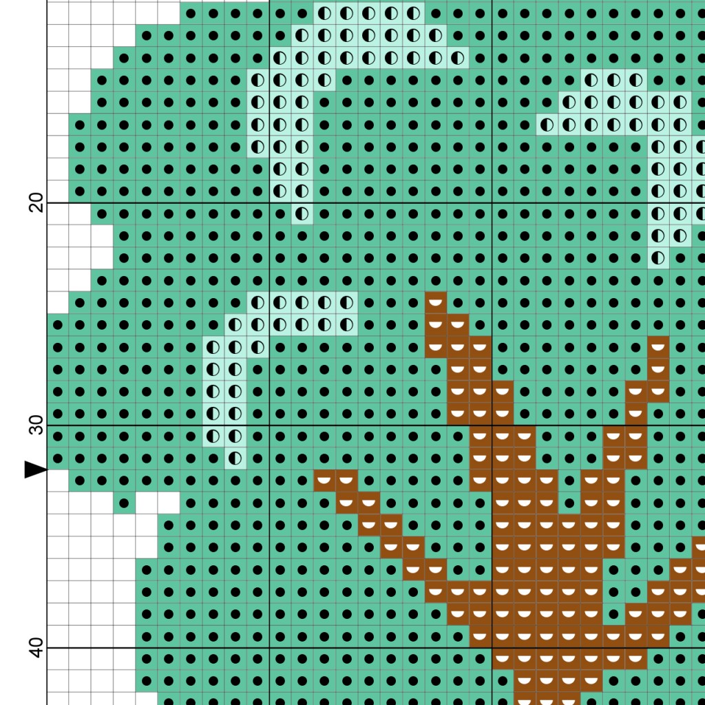 Forest Tree Cross Stitch Pattern – Daily Cross Stitch