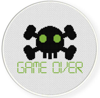 Charts Club Members Only: Game Over Cross Stitch Pattern