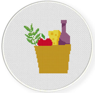 Charts Club Members Only: Groceries Cross Stitch Pattern