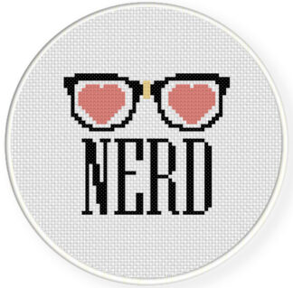 Charts Club Members Only: I Love Nerds  Cross Stitch Pattern