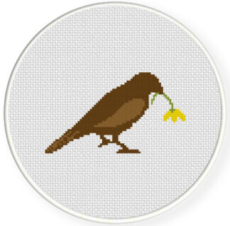 Little Sparrow Cross Stitch Pattern