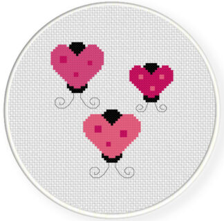 Love Bugs Cross Stitch Pattern
