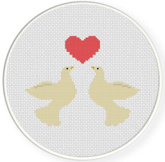 Love Doves Cross Stitch Pattern