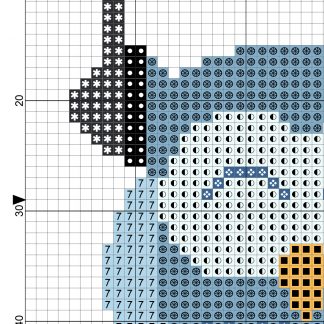 Music Lover Owl Cross Stitch Pattern – Daily Cross Stitch