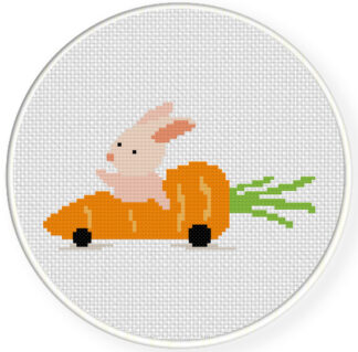 My Carrot Car Cross Stitch Pattern