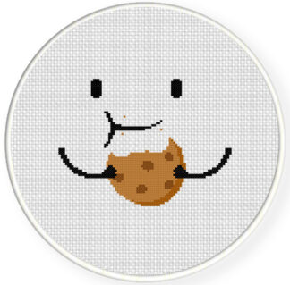 Nomnom Cookie Cross Stitch Pattern