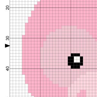 Charts Club Members Only: Pig Head Cross Stitch Pattern – Daily Cross ...