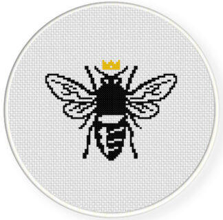 Queen Bee Cross Stitch Pattern