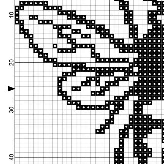 Queen Bee Cross Stitch Pattern – Daily Cross Stitch