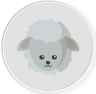 Sheep Head Cross Stitch Pattern