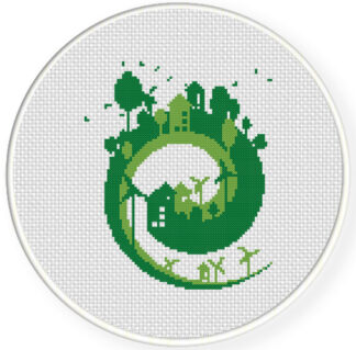 Charts Club Members Only: Spiral City Cross Stitch Pattern