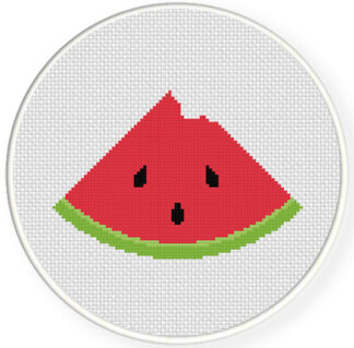 Charts Club Members Only: Watermelon Bite Cross Stitch Pattern