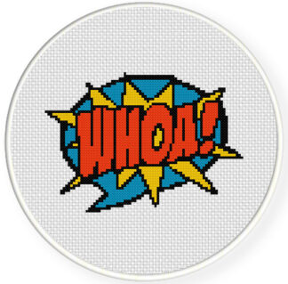 Whoa Cross Stitch Pattern