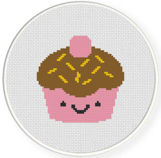 Yummy Cupcake Cross Stitch Pattern