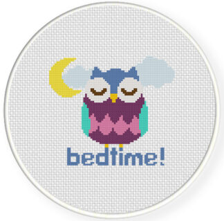 Charts Club Members Only: Bedtime Owl Cross Stitch Pattern