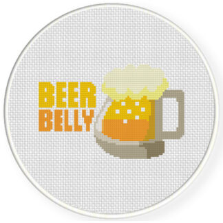 Beer Belly Cross Stitch Pattern