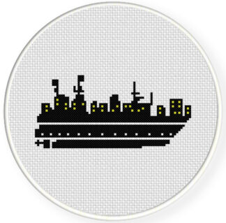Boat Cross Stitch Pattern