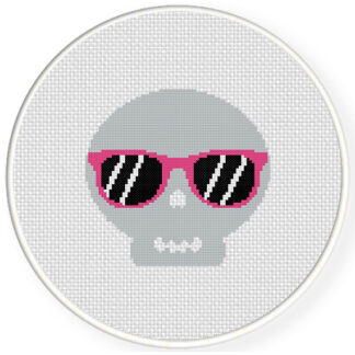 Funky Skull Cross Stitch Pattern