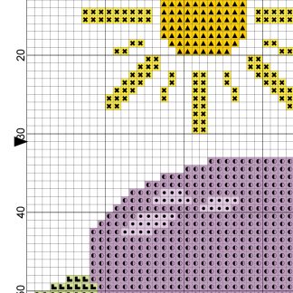 Charts Club Members Only: Hippo in the Sun Cross Stitch Pattern – Daily ...