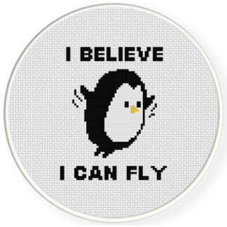 Charts Club Members Only: I Believe I Can Fly Cross Stitch Pattern