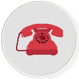 Charts Club Members Only: Love Phone Cross Stitch Pattern