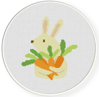 Love me Carrots Cross Stitch Pattern