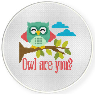 Owl Are You? Cross Stitch Pattern