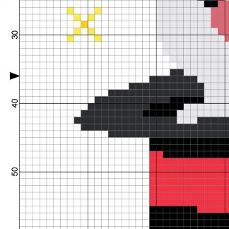 Rabbit In Hat Cross Stitch Pattern – Daily Cross Stitch