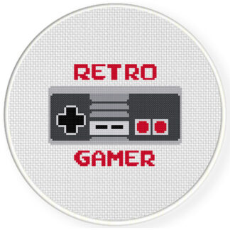 Retro Gamer Cross Stitch Pattern