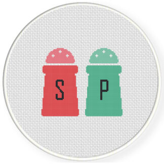 Charts Club Members Only: Salt And Pepper Cross Stitch Pattern