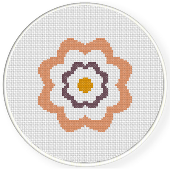 Kids Cross Stitch Craft Project, Learn to Cross Stitch, Simple Flower  Beginner Counted Cross Stitch Pattern, Instant PDF Download 