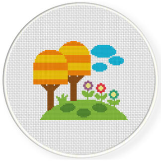 Fantasy Land Cross Stitch Pattern