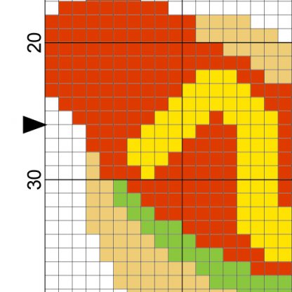 Hot Dog Cross Stitch Pattern – Daily Cross Stitch