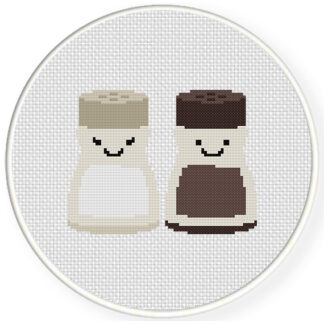 Salt & Pepper  Cross Stitch Pattern