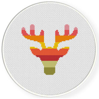 Charts Club Members Only: Stag Head Cross Stitch Pattern