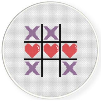 Tic Tac Toe Cross Stitch Pattern