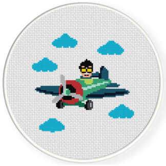 Air Boy Cross Stitch Pattern