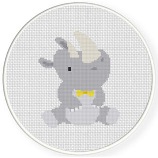 Baby Rhino Cross Stitch Pattern