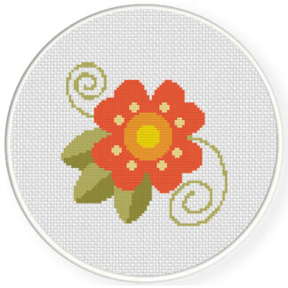 Charts Club Members Only: Beautiful Spring Flower Cross Stitch Pattern