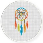Color Dream Catcher Cross Stitch Pattern – Daily Cross Stitch
