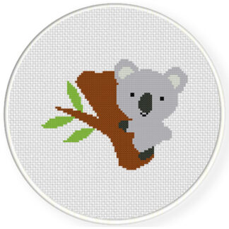 Cute Koala Cross Stitch Pattern