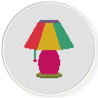 Charts Club Members Only: Lamp Cross Stitch Pattern