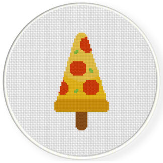 Charts Club Members Only: Pizza Popsicle Cross Stitch Pattern