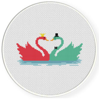 Pretty Swans Cross Stitch Pattern