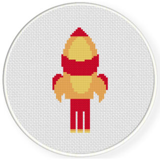 Charts Club Members Only: Rocket Cross Stitch Pattern