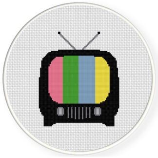 Stand By TV Cross Stitch Pattern