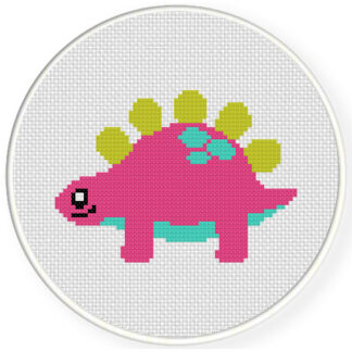Charts Club Members Only: Stegosaurus Cross Stitch Pattern