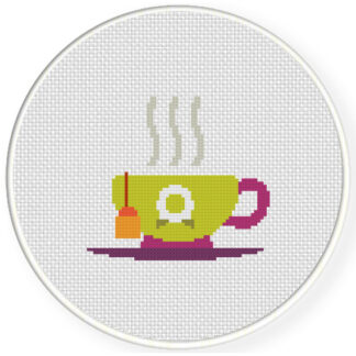 Charts Club Members Only: Tea Time Cross Stitch Pattern