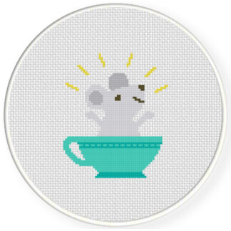 Teacup Surprise Cross Stitch Pattern