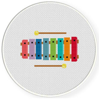 Charts Club Members Only: Xylophone Cross Stitch Pattern